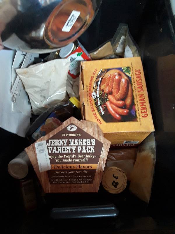lot 159 image: Jerky sausage flavoring supplies a...