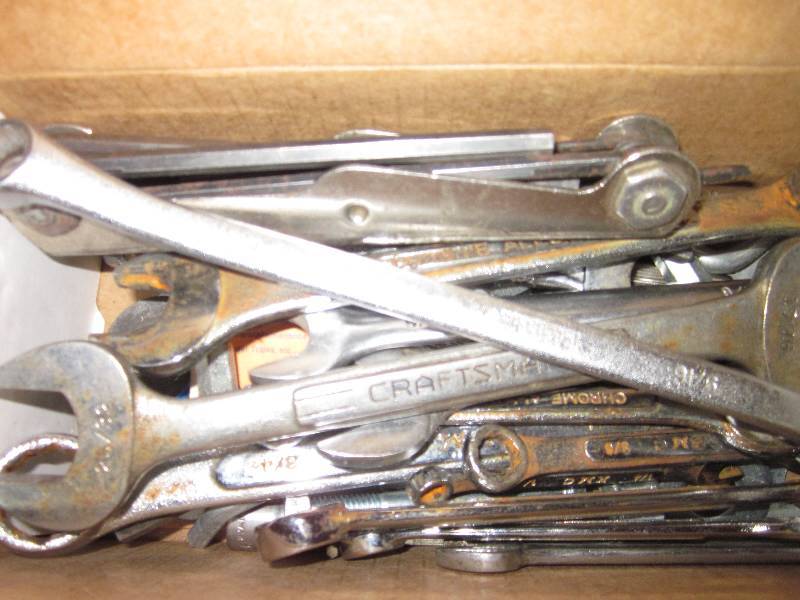 lot 67 image: Box end and open end wrenches  qty ...