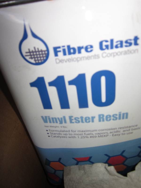 lot 79 image: Fiber elast 1110 vinyl ester resin,...