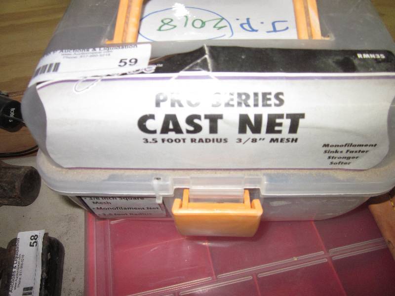 lot 59 image: Cast net- NEW in box...