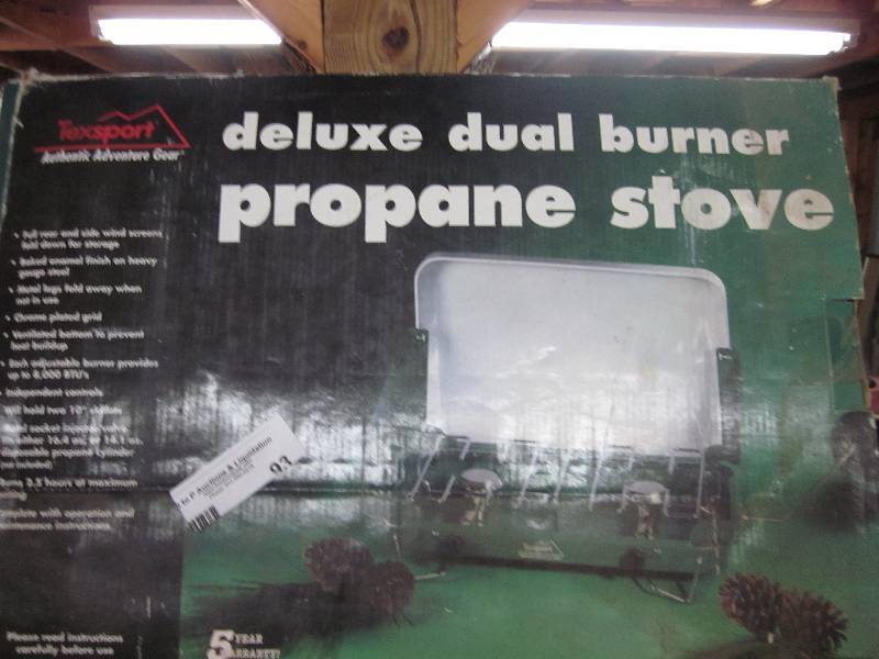 lot 93 image: Texsport Delux dual burner propane ...