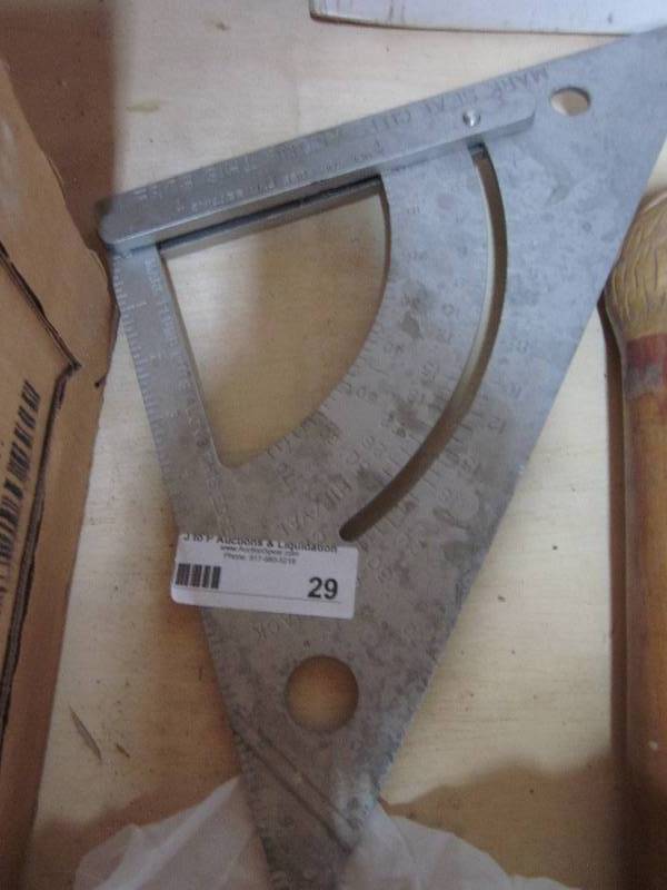 lot 29 image: Large speed square  10...