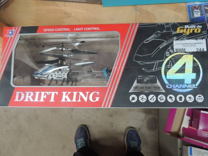 lot 244 image: Drift king 340 HELICOPTER   4 CHANNEL New...