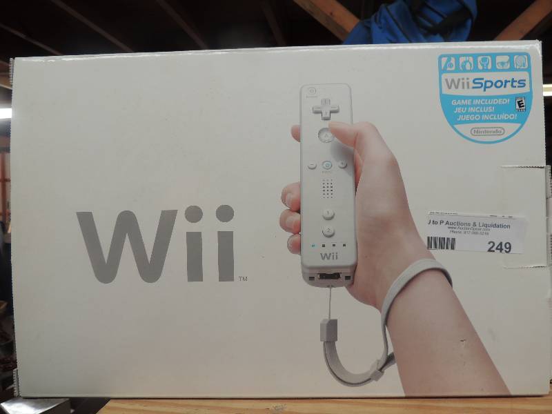 lot 249 image: Wii Game  system NIB...