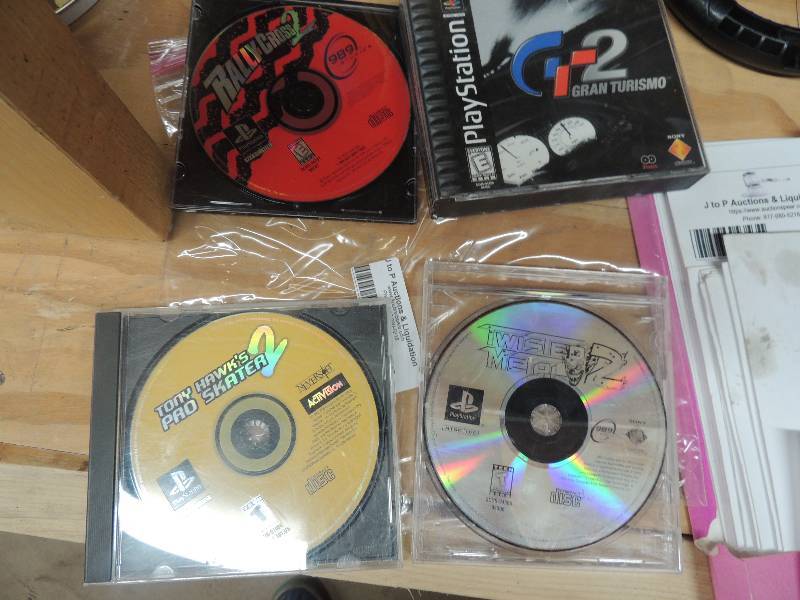 lot 255 image: 5 Playstation games...TONY HAWK PRO SKATER 2, GRAN TURISMO & MORE