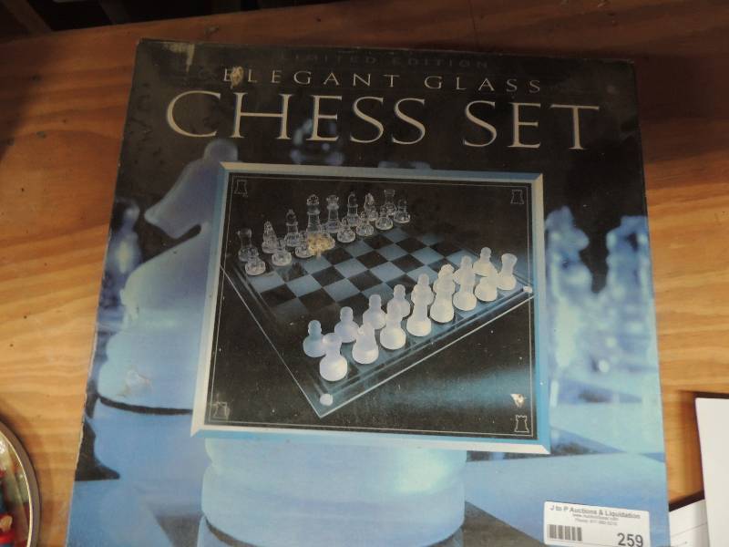 lot 259 image: Elegant Class chess set...