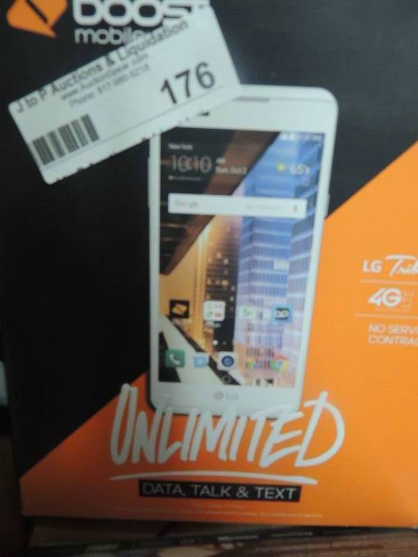 lot 176 image: Boost Mobil 4G LTE new color white...