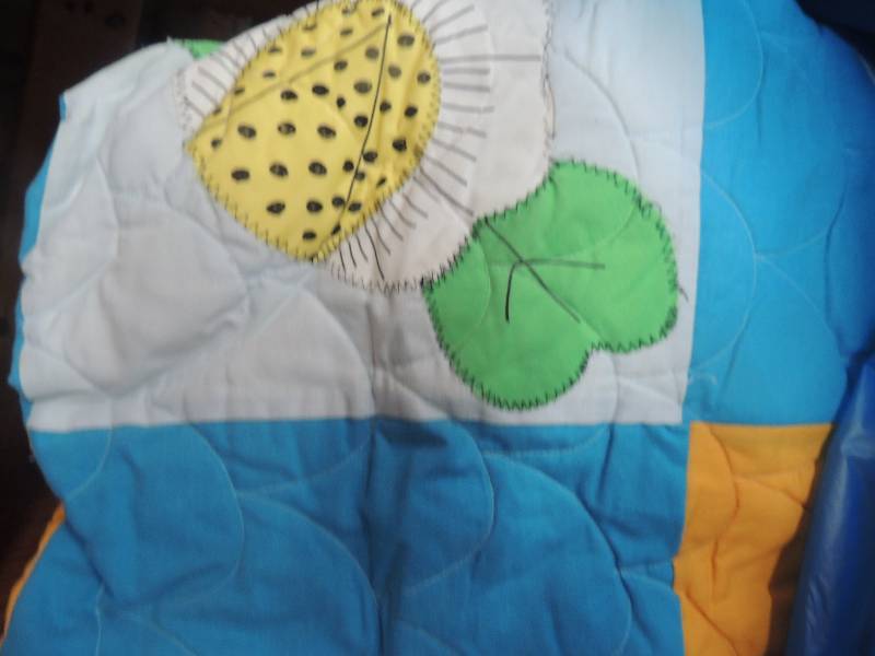 lot 195 image: handmade blanket...