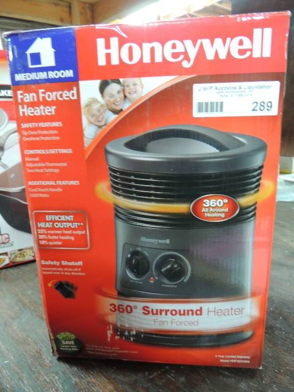 lot 289 image: Honeywell 360 surround forced fan ...