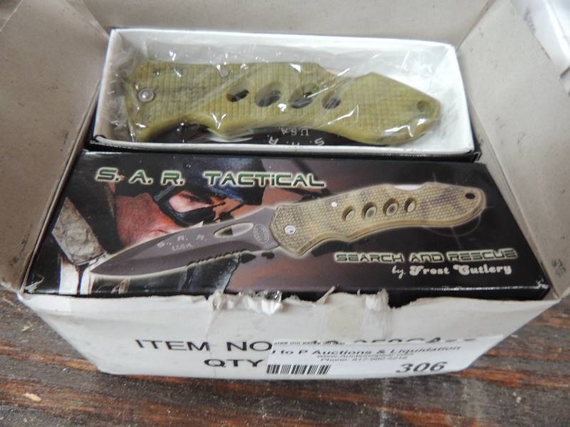 lot 306 image: Knife (s)-SAR tactical by frost...