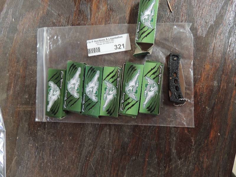 lot 321 image: Frost Knife (s)- Tiger by frost x 6...