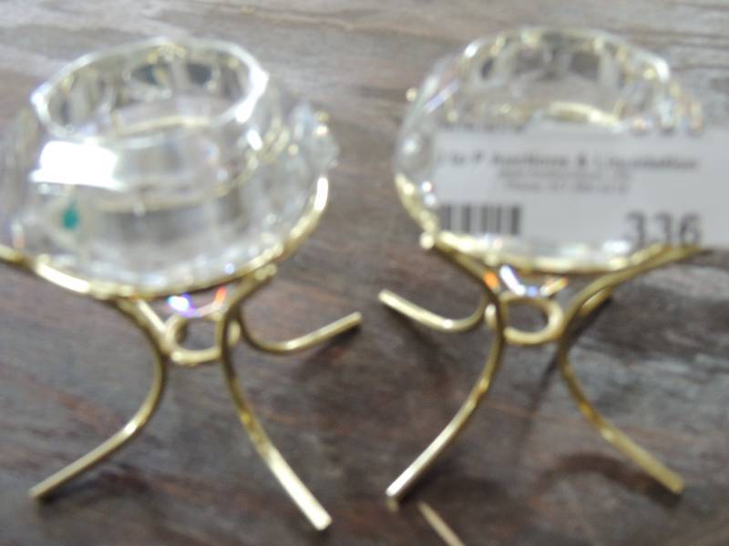 lot 336 image: Candle holders and tea light set md...