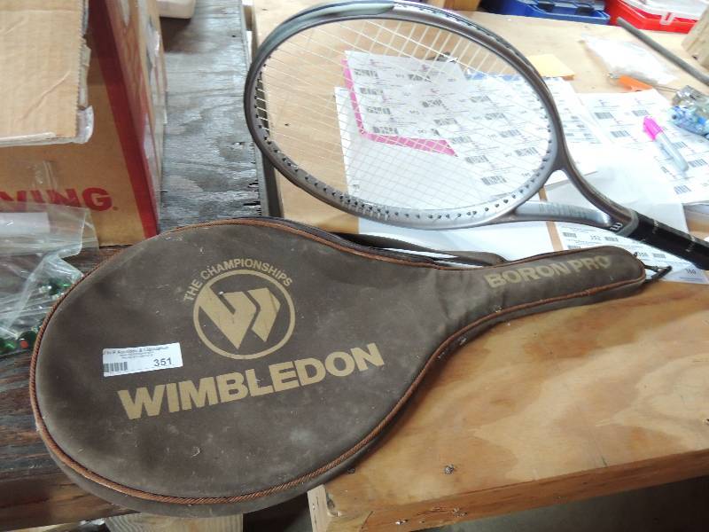 lot 351 image: WinbledonTennis  Racket t with case...