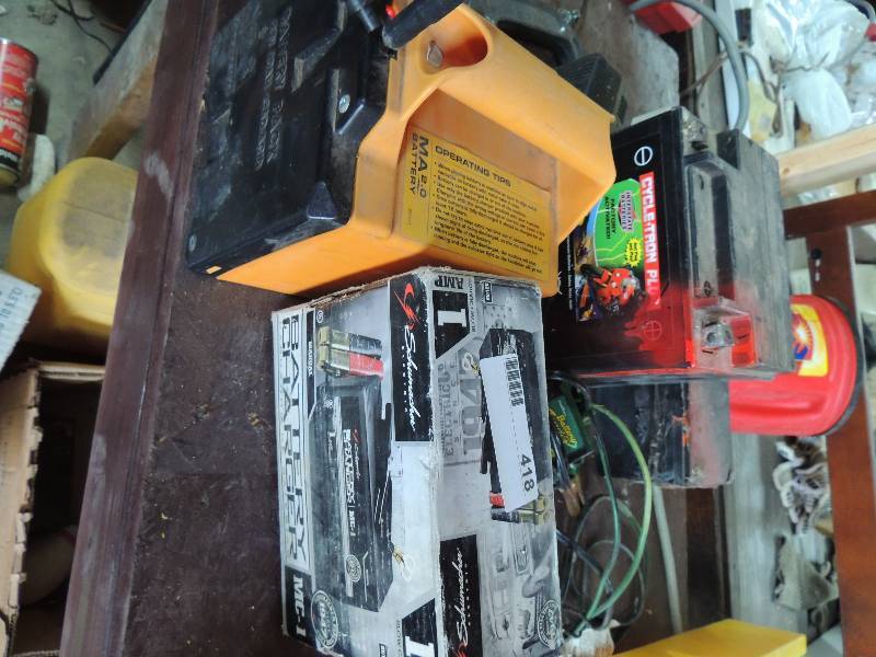 lot 418 image: SCHWANOCHER BATTERY CHARGER  CYCLE...