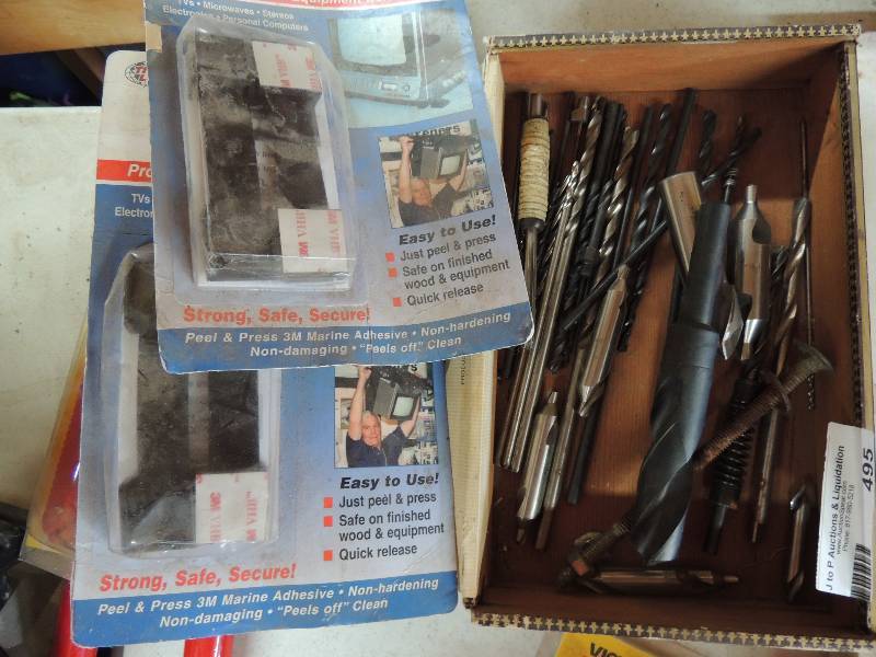 lot 495 image: DRILL BITS - VARIOUS SIZES