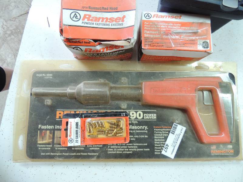 lot 497 image: Remington 490 Power driver with cal...