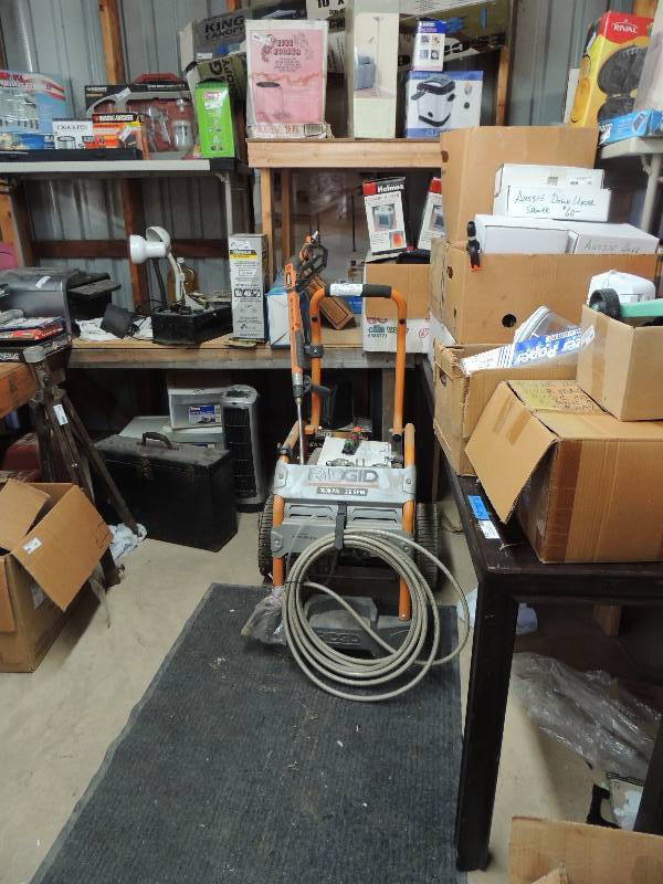 lot 266 image: RIDGID BRAND POWER WASHER - 2.5 GPM  3000 PSI , GAS POW...