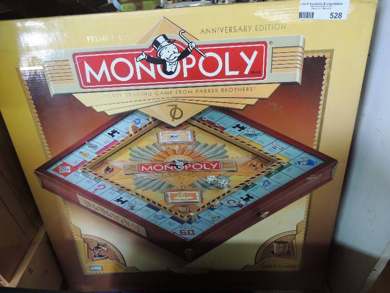 lot 528 image: Monopoly Premier 70th Anniversary ...