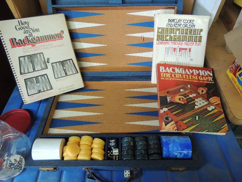 lot 529 image: Backgammon game and 3 instruction b...
