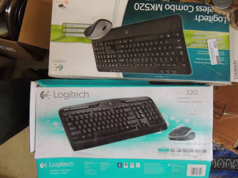 lot 611 image: LOGTECH KEYBOARDS X 2...
