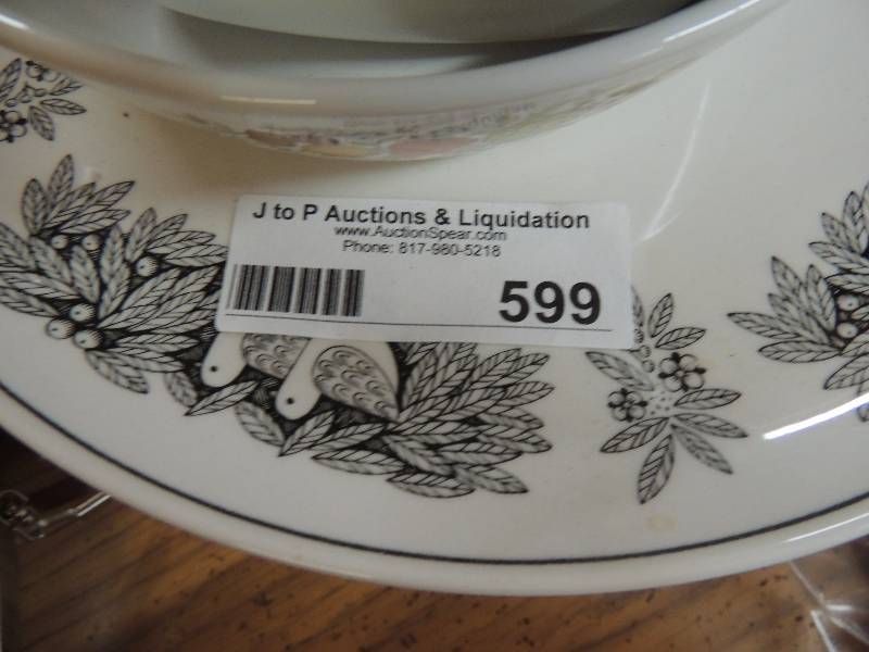 lot 599 image: corning ware bowls and assorted ki...