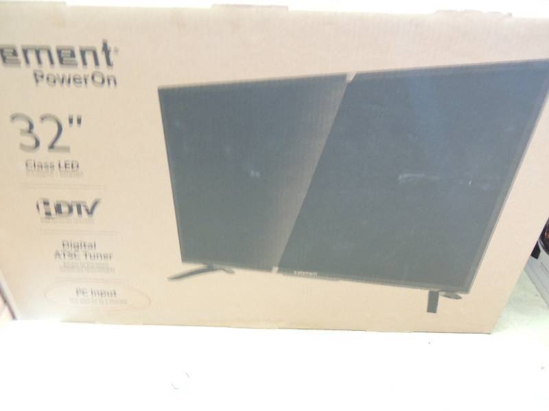 lot 614 image: 32 ELEMENT TV FLAT SCREEN - NEW I...