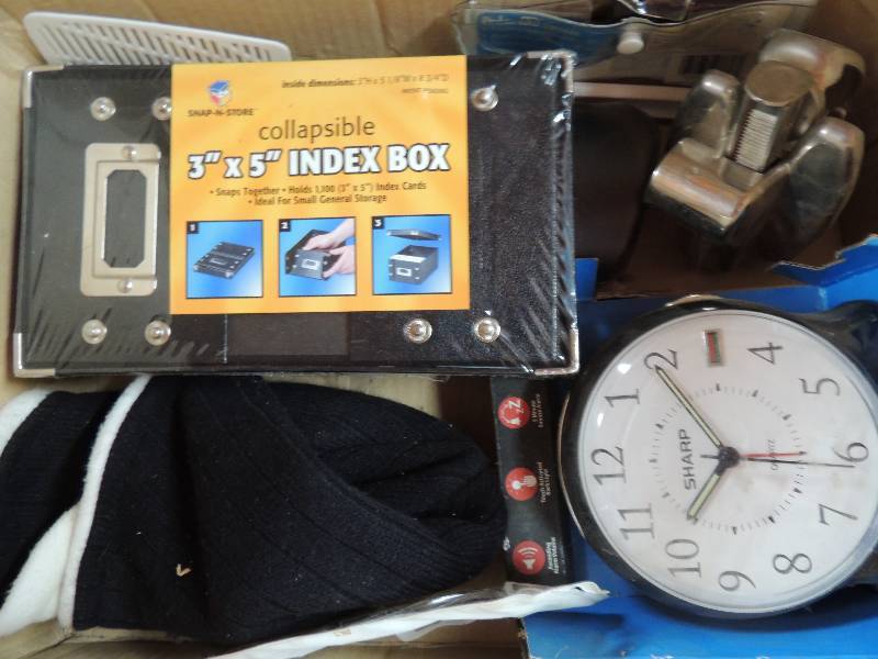 lot 633 image: SHARP ALARM CLOCK COLASPABLE  STOR...