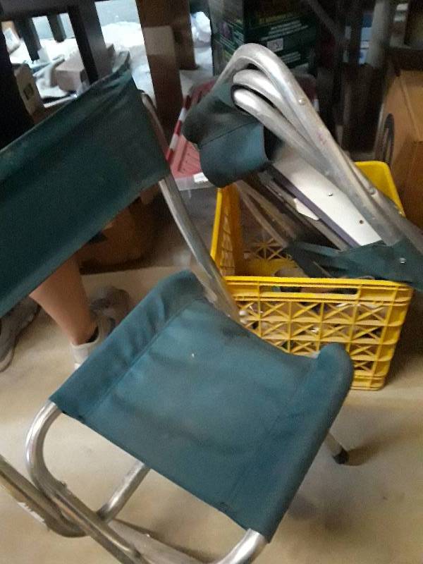lot 542 image: camping chairs and essentials...