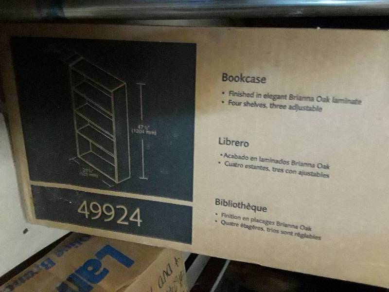 lot 559 image: OSullivan bookcase NIB...