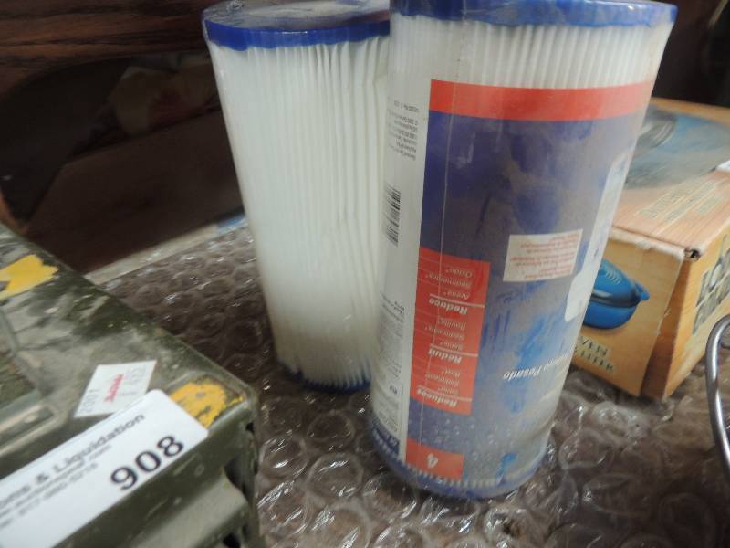lot 911 image: 2x #4 smart water pool filters...