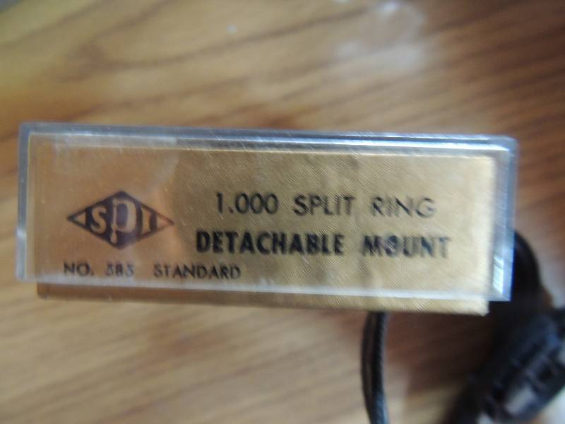 lot 942 image: 1000 DIA split ring gun sight moun...