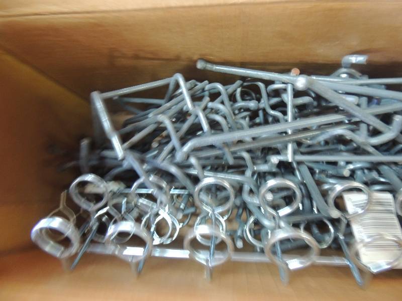 lot 945 image: assorted peg board hooks ...