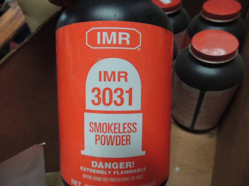 lot 971 image: IMR-3031 smokeless powder x 9 ...