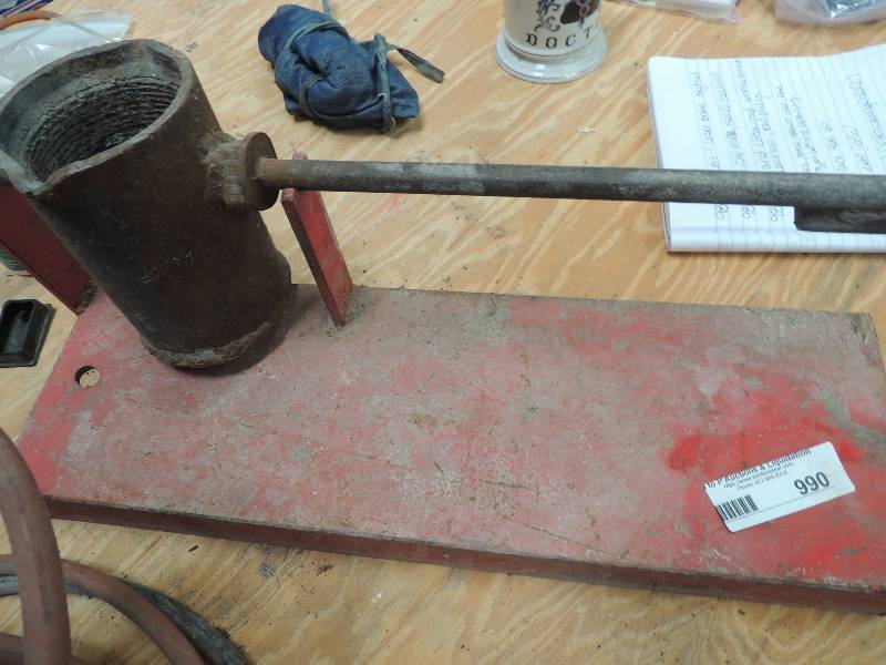 lot 990 image: Lead melter...