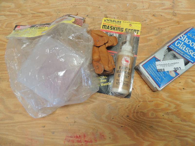 lot 993 image: shooting glasses, masking scent,  c...