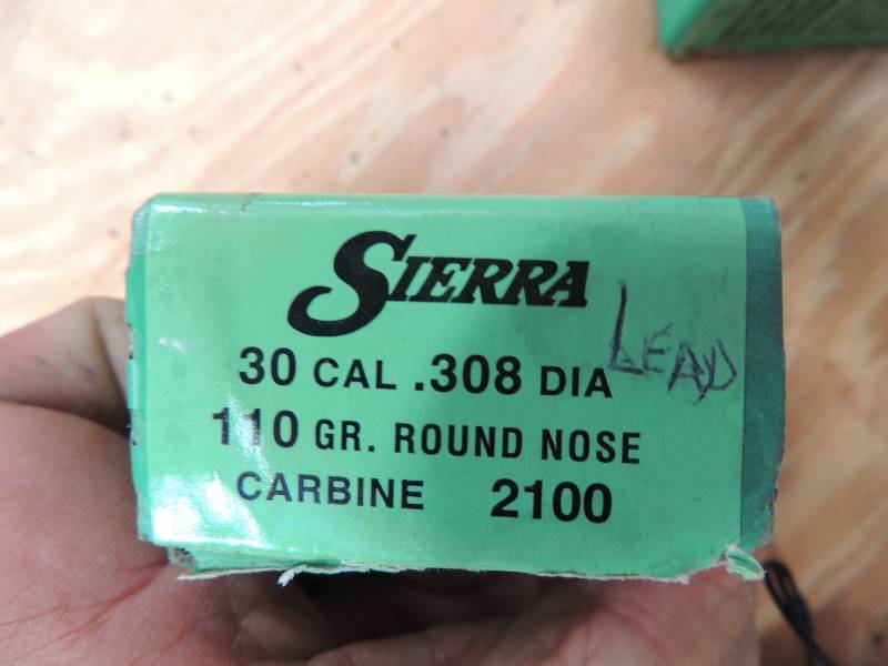 lot 999 image: 30 cal round nose...