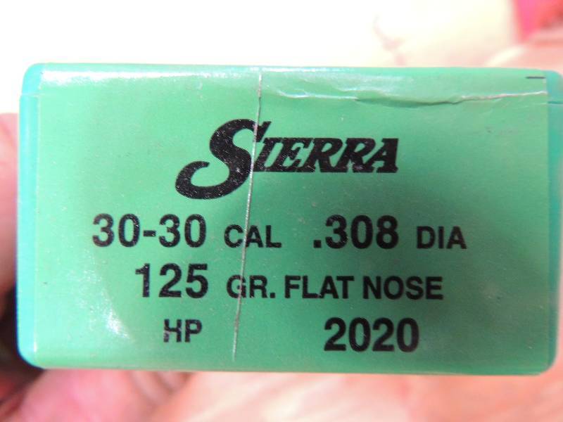 lot 1000 image: 30-30 cal 308 125 grain f nosed bra...
