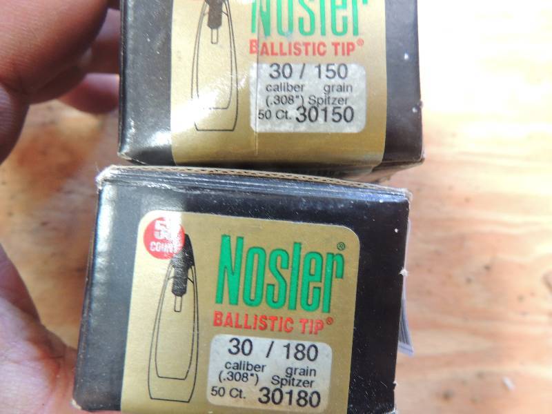 lot 1004 image: mosler Balistic tip 30 cal 150g x 2...