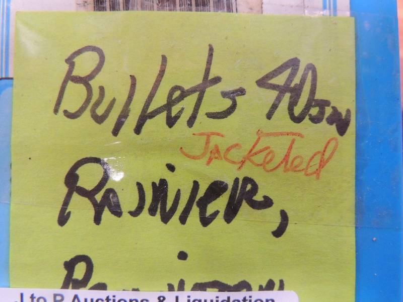 lot 1012 image: Bullets 40 cal stun (midway package...