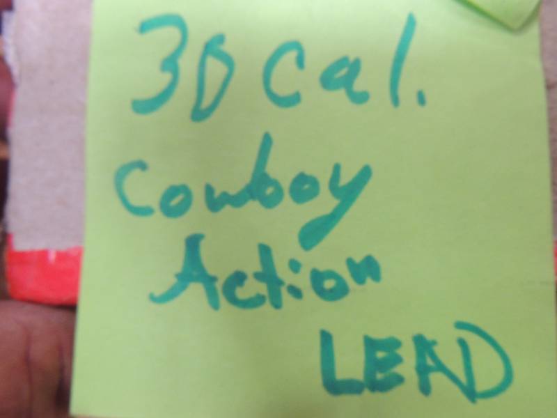 lot 1021 image: 30 cal cowboy action lead   ...