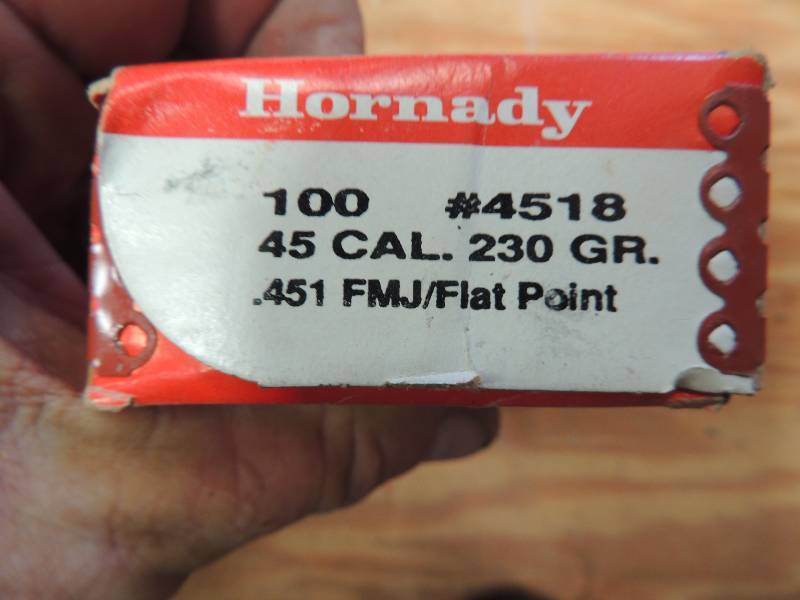 lot 1039 image: Hornady bullets 45 cal. 230 gr 451 ...