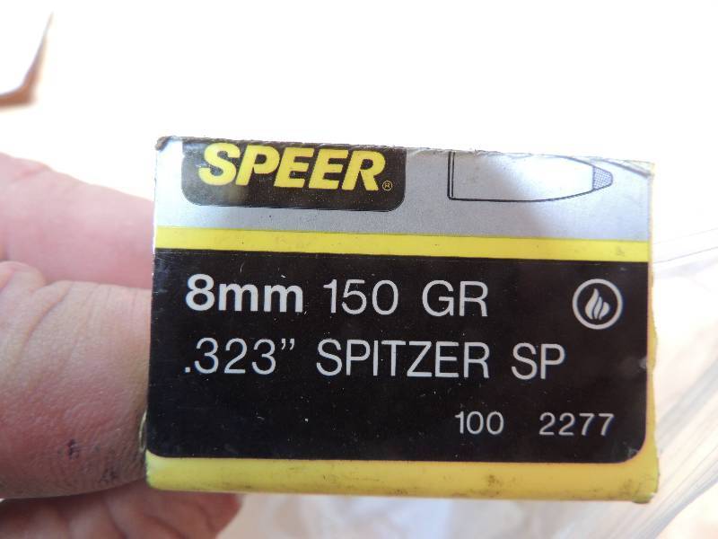 lot 1048 image: SPEER 8 MM 150 GR. LEAD BULLET
