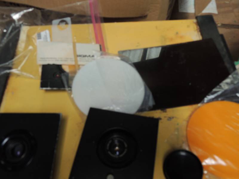 lot 819 image: Camera enlarger filter and lenses...