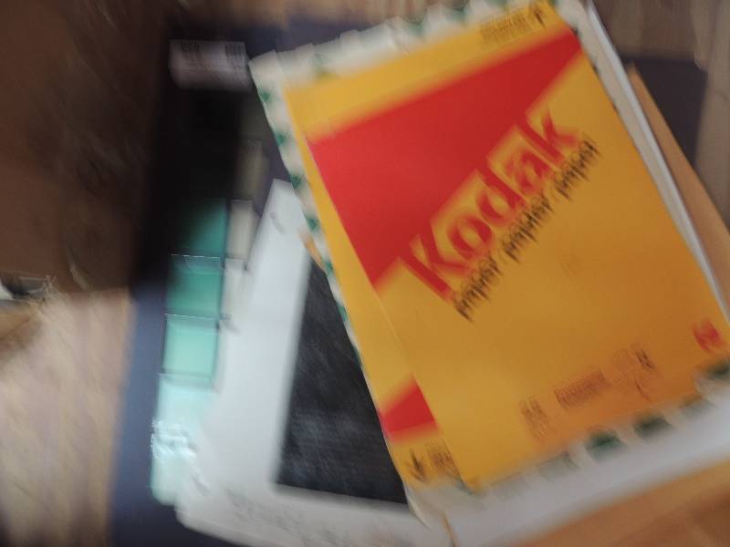 lot 858 image: assorted photopaper, light exposure...