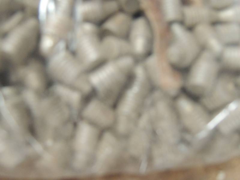 lot 893 image: lead heads for 9 mm-45 cal...