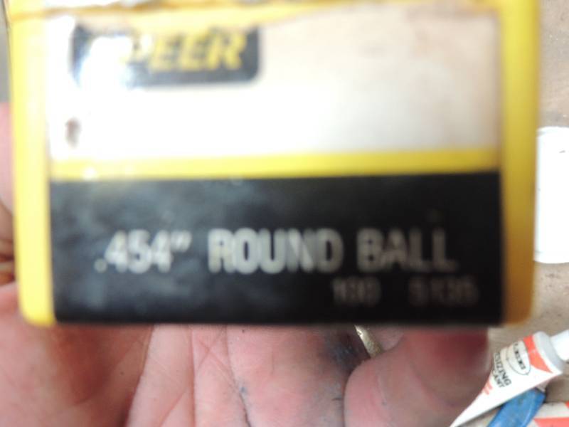 lot 881 image: speer 454 round ball...
