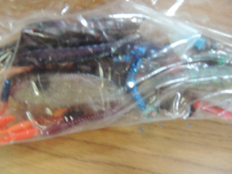 lot 578 image: bag of fish worms...
