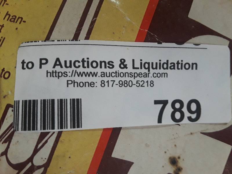 lot 789 image: MR. fix dent puller, hand saw, whit...