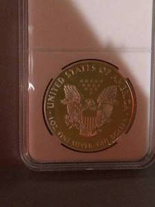 lot 60 image: 2015 One Ounce Silver Coin