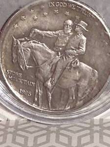 lot 2 image: Coin (1925 Stone Mountain Half Dollar)